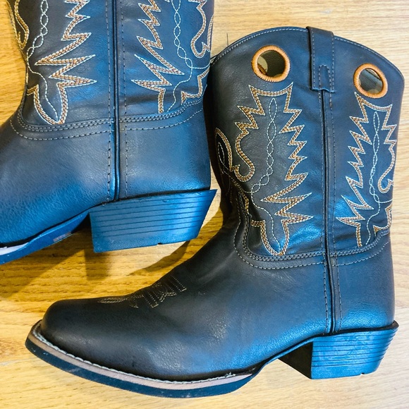 Vintage Smoky Mountain Brown Leather Cowboy Boots - Picture 2 of 8